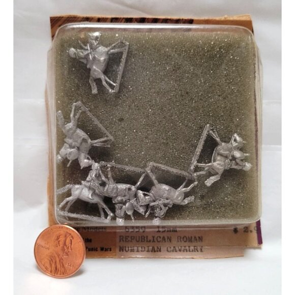 Macedonian & Punic War 15mm Republican Roman Numidian Cavalry Mini Figs #6359 - Picture 3 of 8
